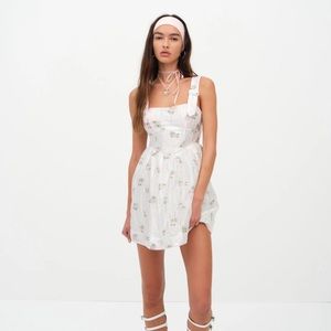 For Love & Lemons Tasha Mini Dress NWT